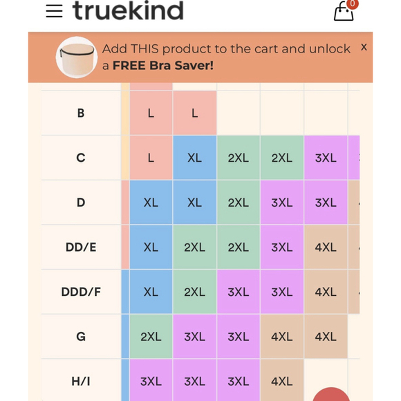 Truekind Daily Comfort Wire free Shaper Bra 2XL MRSP $55 - Picture 2 of 6